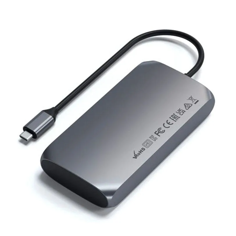 Adaptateur multimédia Satechi USB-C — Gris sidéral — vue 2