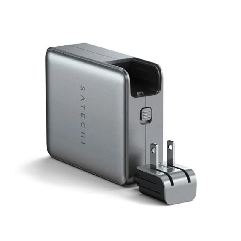 Chargeur Satechi GaN 145 W 4 ports USB-C — Gris sidéral — vue 3
