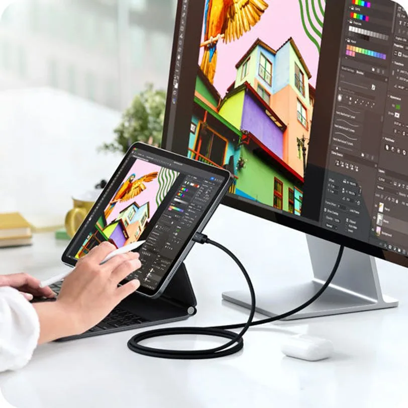 Câble Satechi Thunderbolt 5 Pro (1 m) — Noir — vue 7
