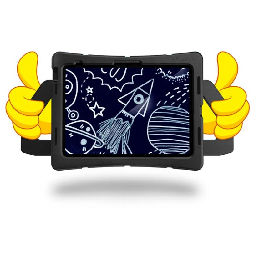 Coque STM Dux Shell pour iPad 11 pouces (A16) et iPad 10,9 pouces — Noir (Éducation) — vue 2