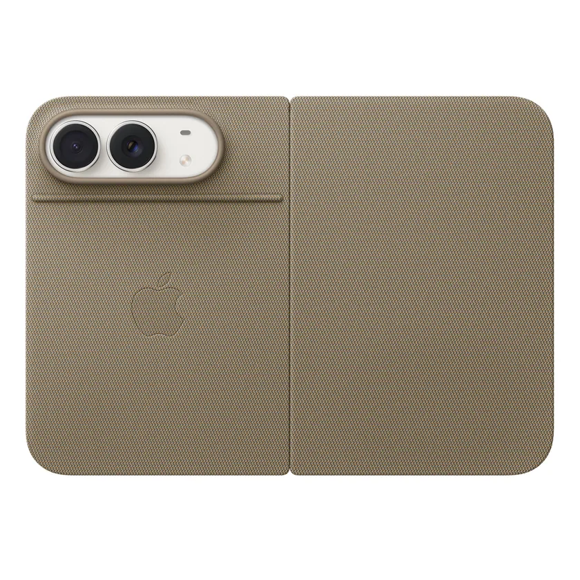 Étui folio iPhone Duo avec support — Taupe