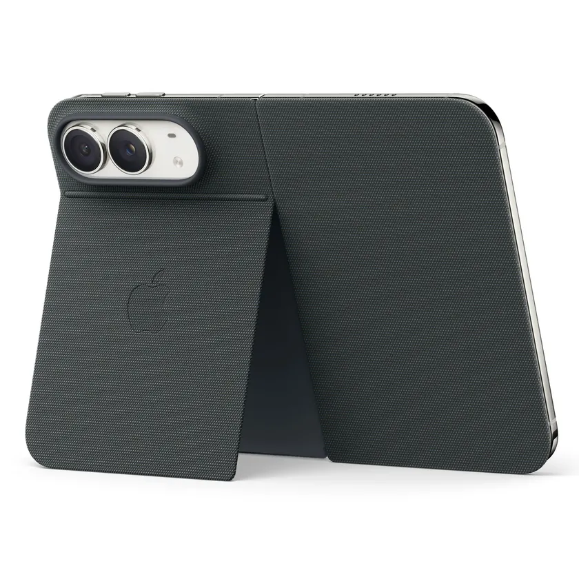 Étui folio iPhone Duo avec support — Bleu marine