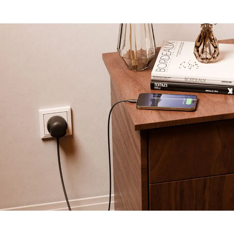 Câble Twelve South PowerCord USB-C 30 W (1,2 m) — Ardoise — vue 2