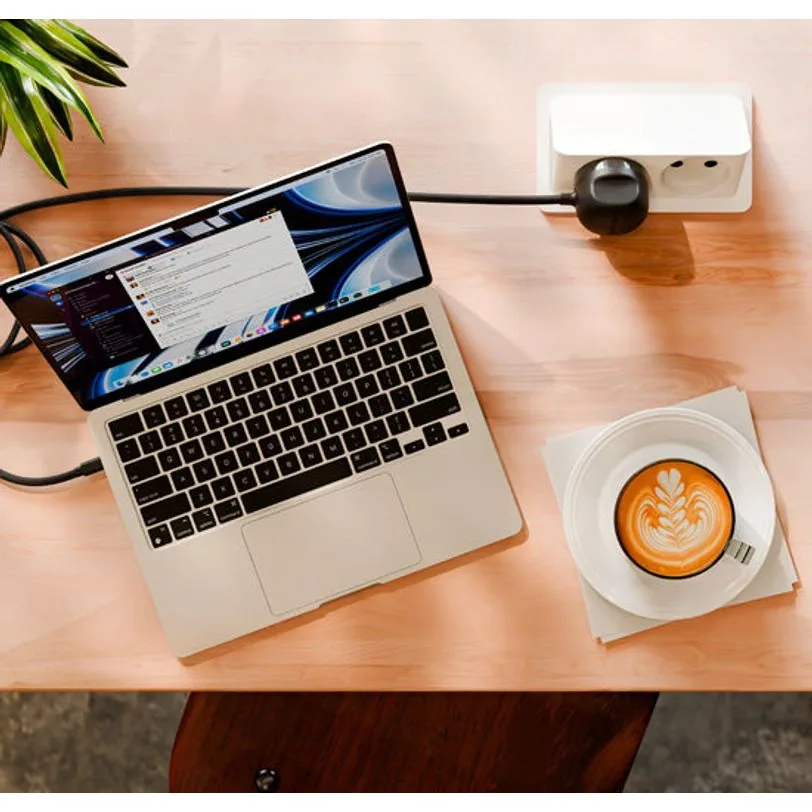 Câble Twelve South PowerCord USB-C 30 W (3 m) — Ardoise — vue 3