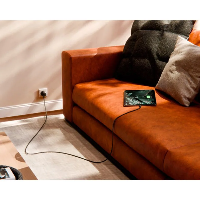 Câble Twelve South PowerCord USB-C 30 W (3 m) — Ardoise — vue 4