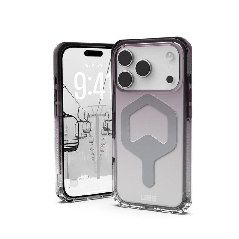 Coque UAG Plyo MagSafe pour iPhone 18 Pro / 17 Pro — Noir / Transparent dégradé — vue 8