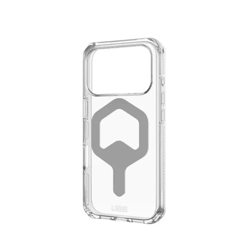 Coque UAG Plyo MagSafe pour iPhone 18 Pro / 17 Pro — Glace / Argent — vue 3