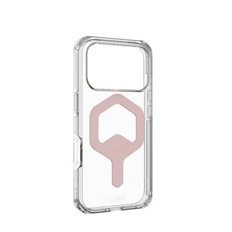 Coque UAG Plyo MagSafe pour iPhone 18 Pro / 17 Pro — Glace / Or rose — vue 3