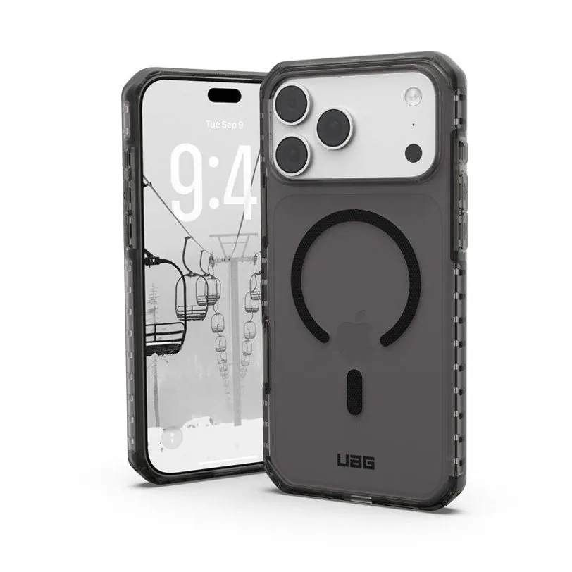 Coque UAG Plyo LT MagSafe pour iPhone 18 Pro Max / 17 Pro Max — Cendre / Noir — vue 8