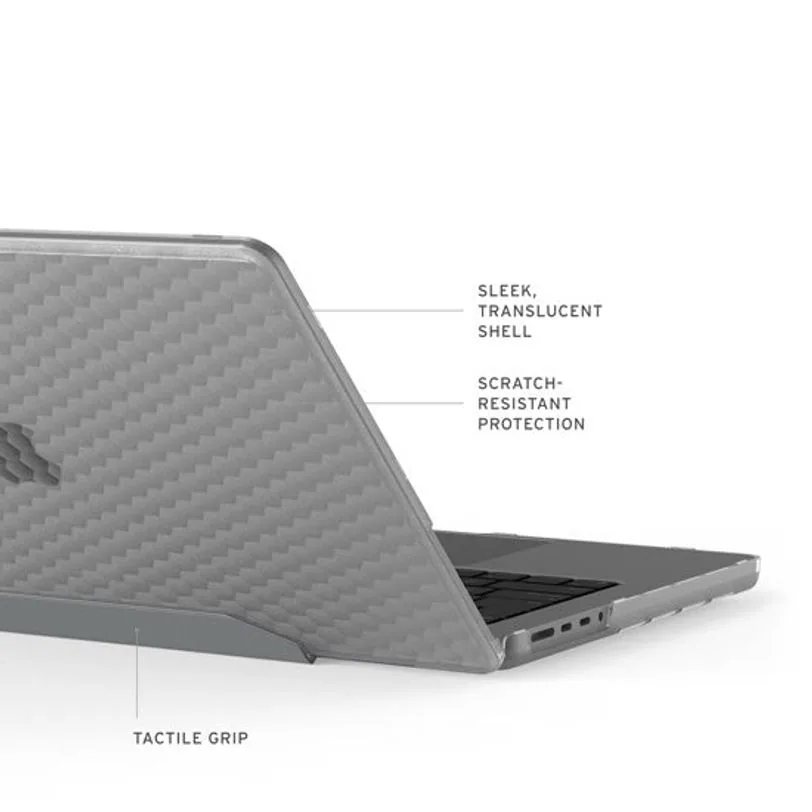 Coque UAG Essential Armor pour MacBook Pro 14 pouces — Transparent — vue 8