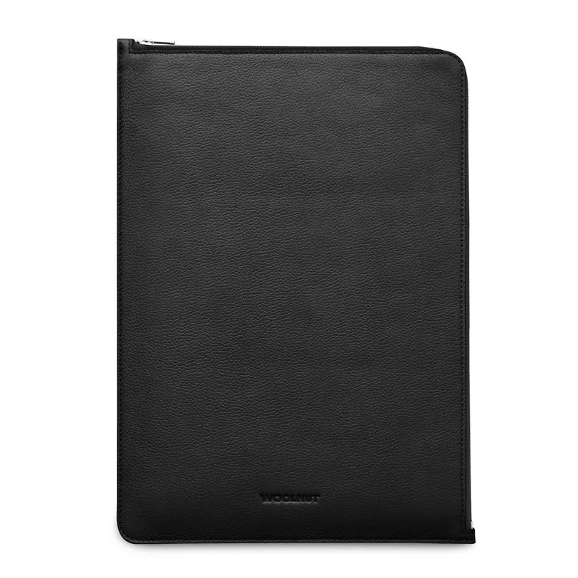 Woolnut folio cuir pour MacBook Air 15 pouces — Noir — vue 2