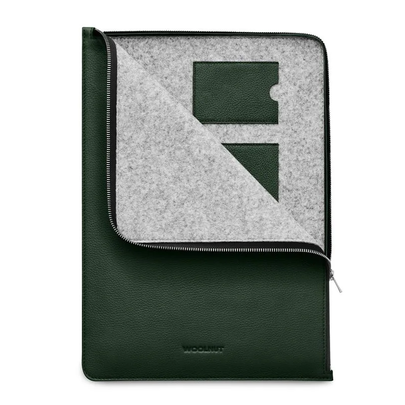 Woolnut folio cuir pour MacBook Air 15 pouces — Vert — vue 3