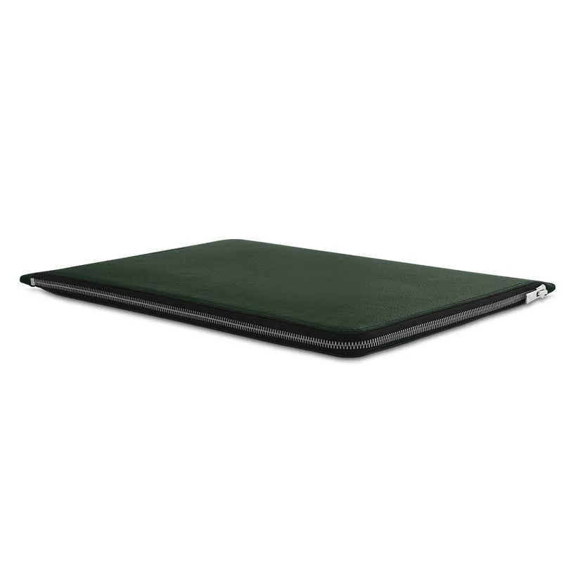 Woolnut folio cuir pour MacBook Air 15 pouces — Vert — vue 5
