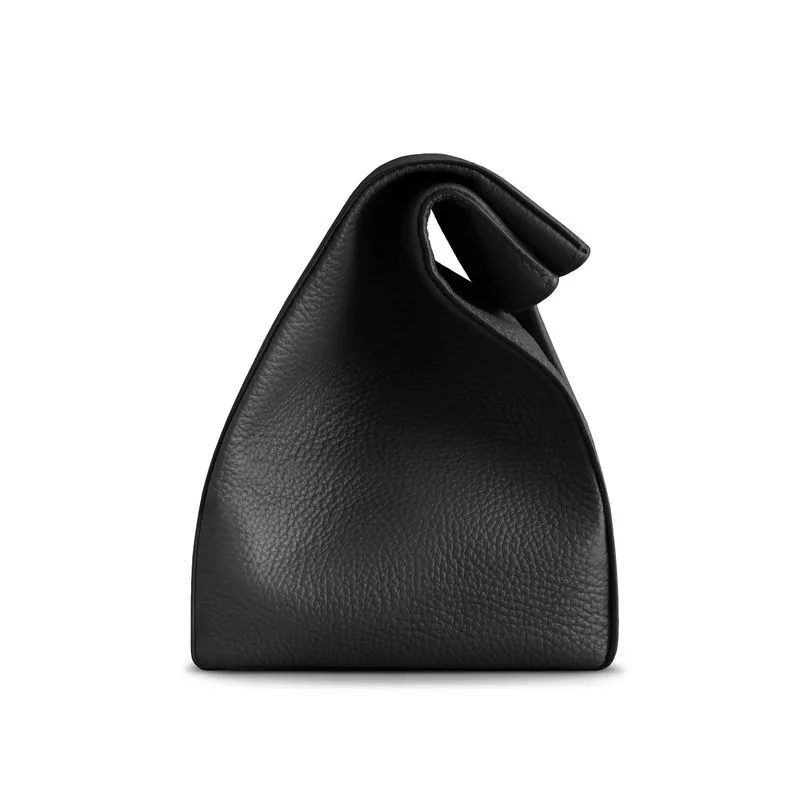 Woolnut sac Mantle cuir — Noir — vue 3