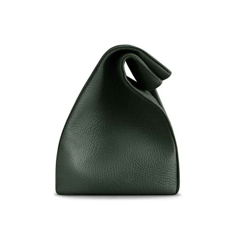 Woolnut sac Mantle cuir — Vert — vue 3