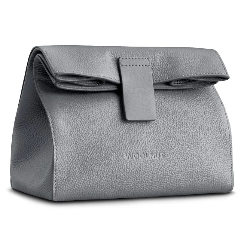 Woolnut sac Mantle cuir — Gris sidéral — vue 2
