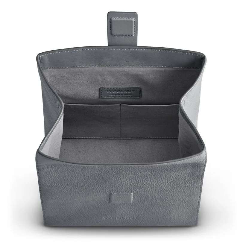 Woolnut sac Mantle cuir — Gris sidéral — vue 4