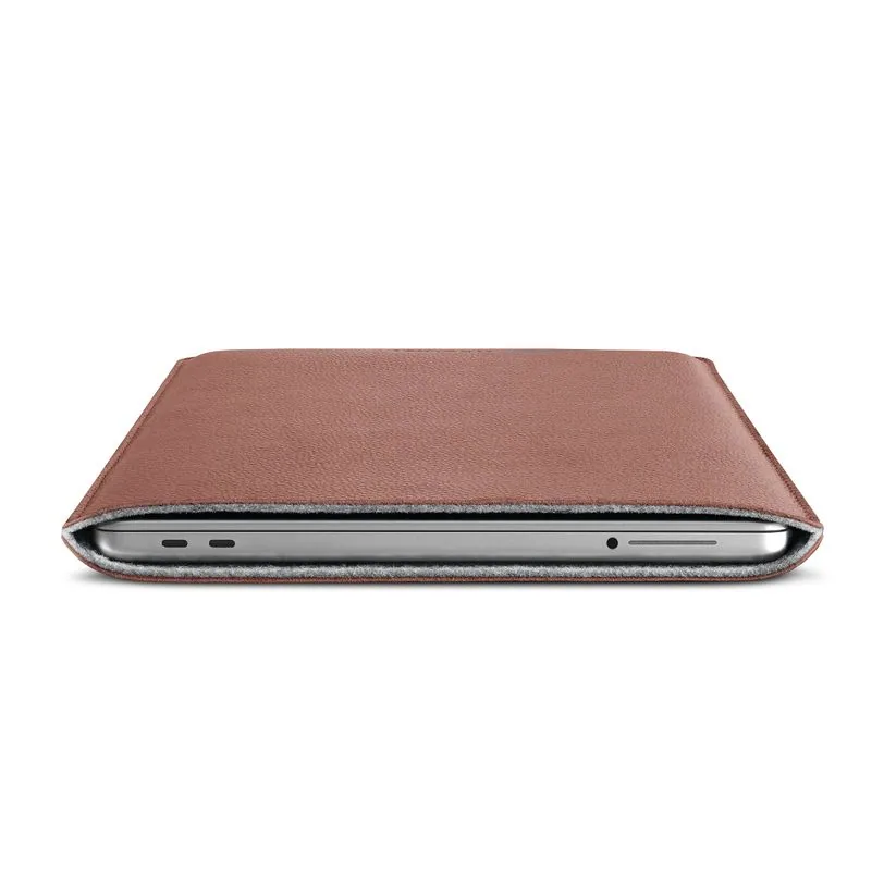 Woolnut housse cuir pour MacBook Neo — Cognac — vue 5