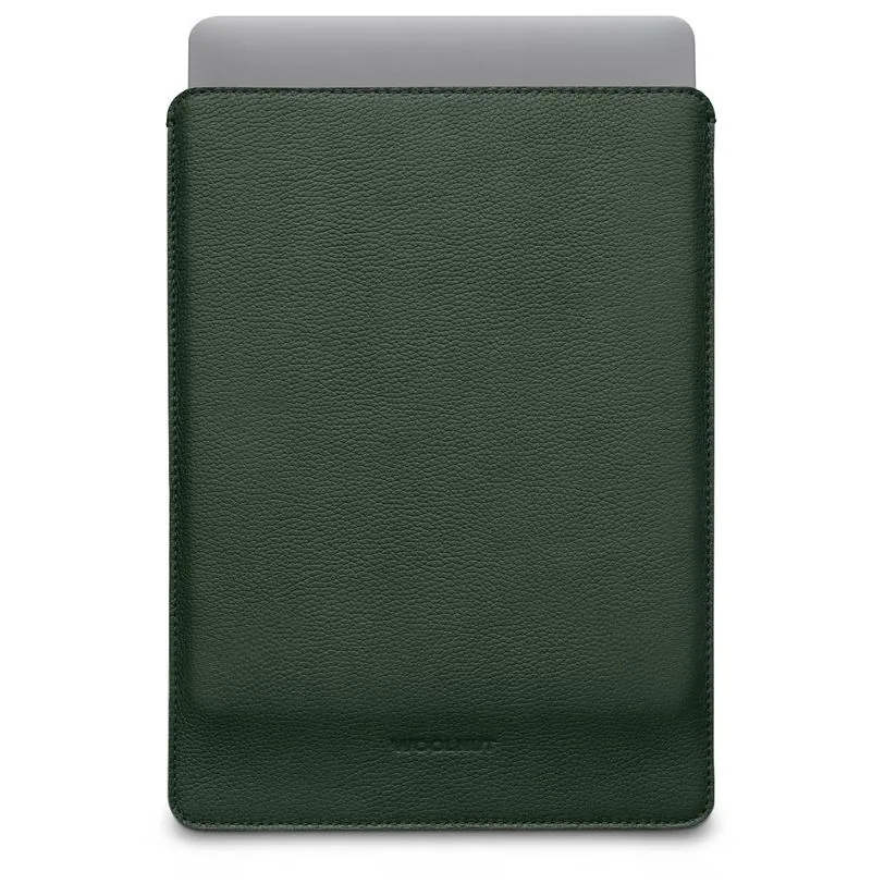 Woolnut housse cuir pour MacBook Pro 14 pouces — Vert