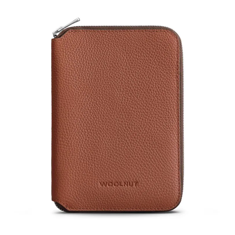 Woolnut folio de voyage cuir — Cognac — vue 2