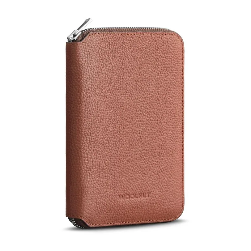 Woolnut folio de voyage cuir — Cognac — vue 3