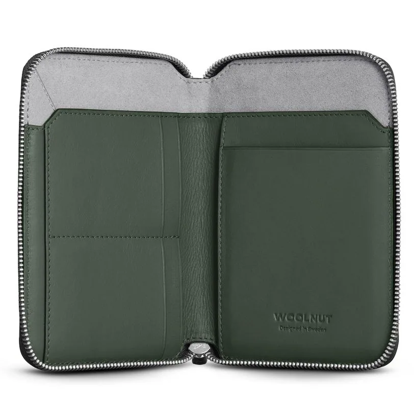 Woolnut folio de voyage cuir — Vert — vue 6