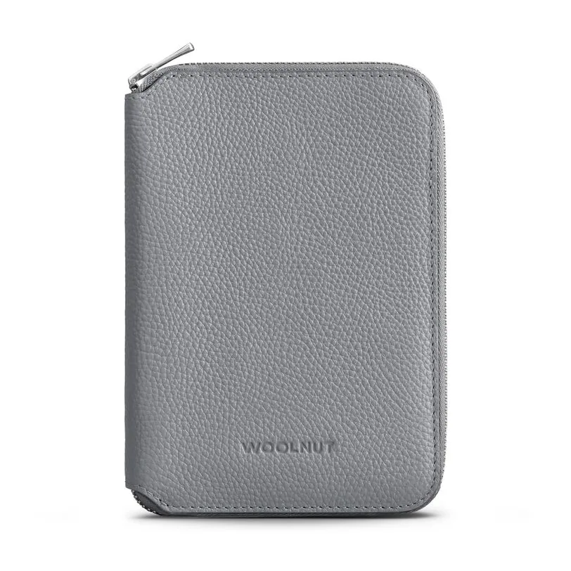 Woolnut folio de voyage cuir — Gris sidéral — vue 2