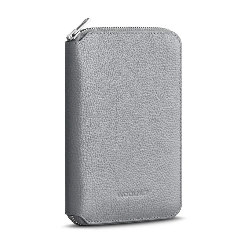 Woolnut folio de voyage cuir — Gris sidéral — vue 3
