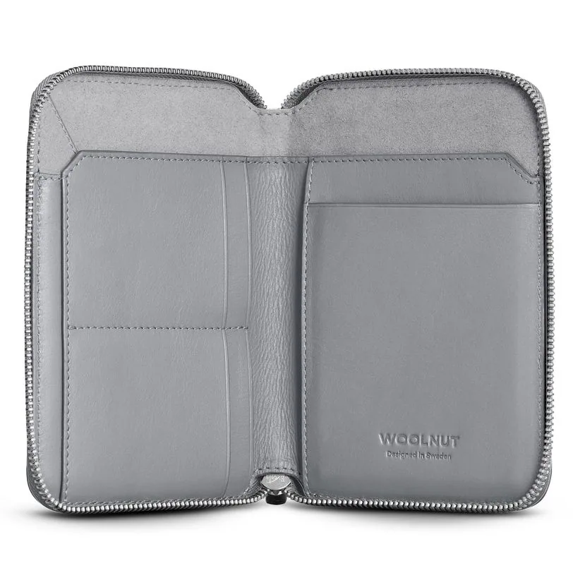 Woolnut folio de voyage cuir — Gris sidéral — vue 6