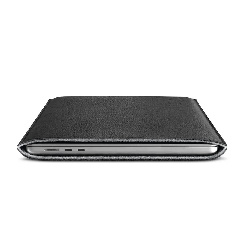 Woolnut housse cuir pour MacBook Air 13 pouces — Noir — vue 5
