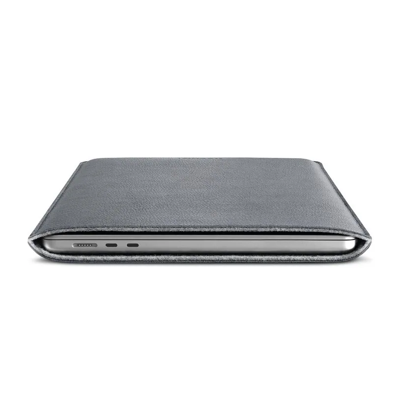 Woolnut housse cuir pour MacBook Air 13 pouces — Gris sidéral — vue 5