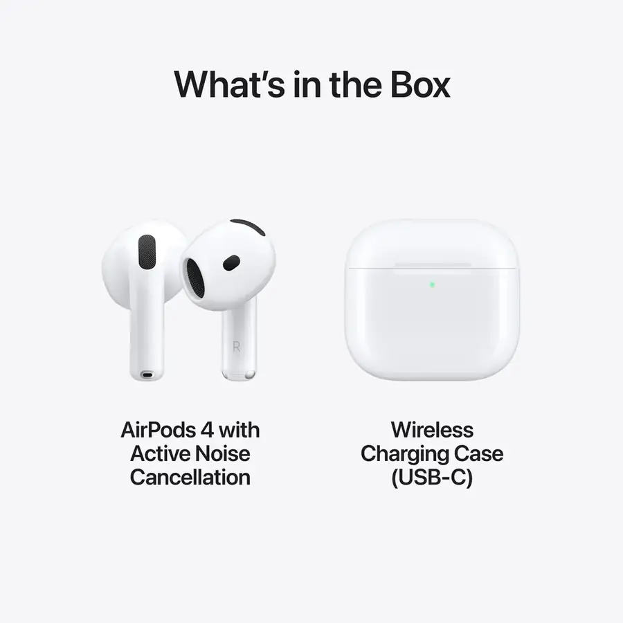 AirPods 4 à réduction de bruit active