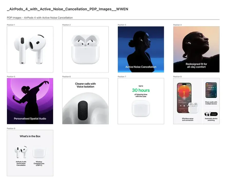 AirPods 4 à réduction de bruit active