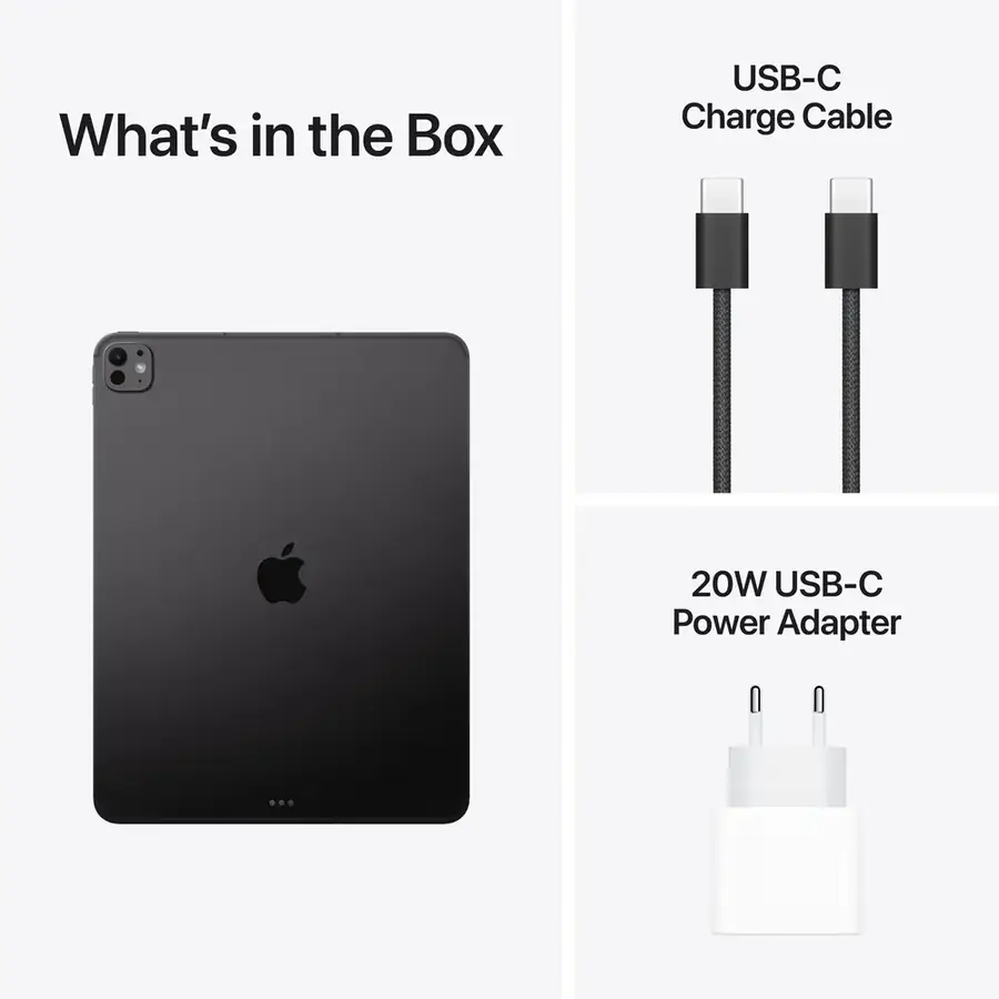 iPad Pro M5 13 pouces Wi‑Fi + Cellular 2 To — Noir sidéral