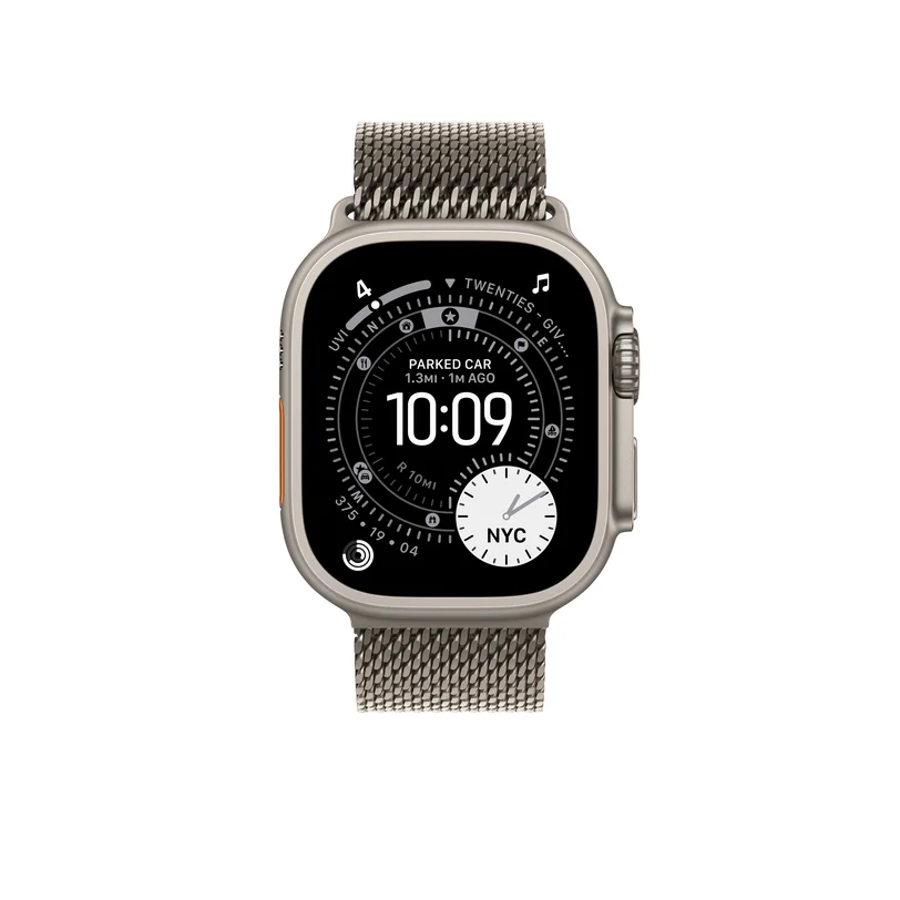 Boucle milanaise 49 mm Titane naturel
