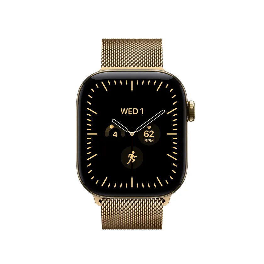 40mm Or radieux Bracelet Milanais