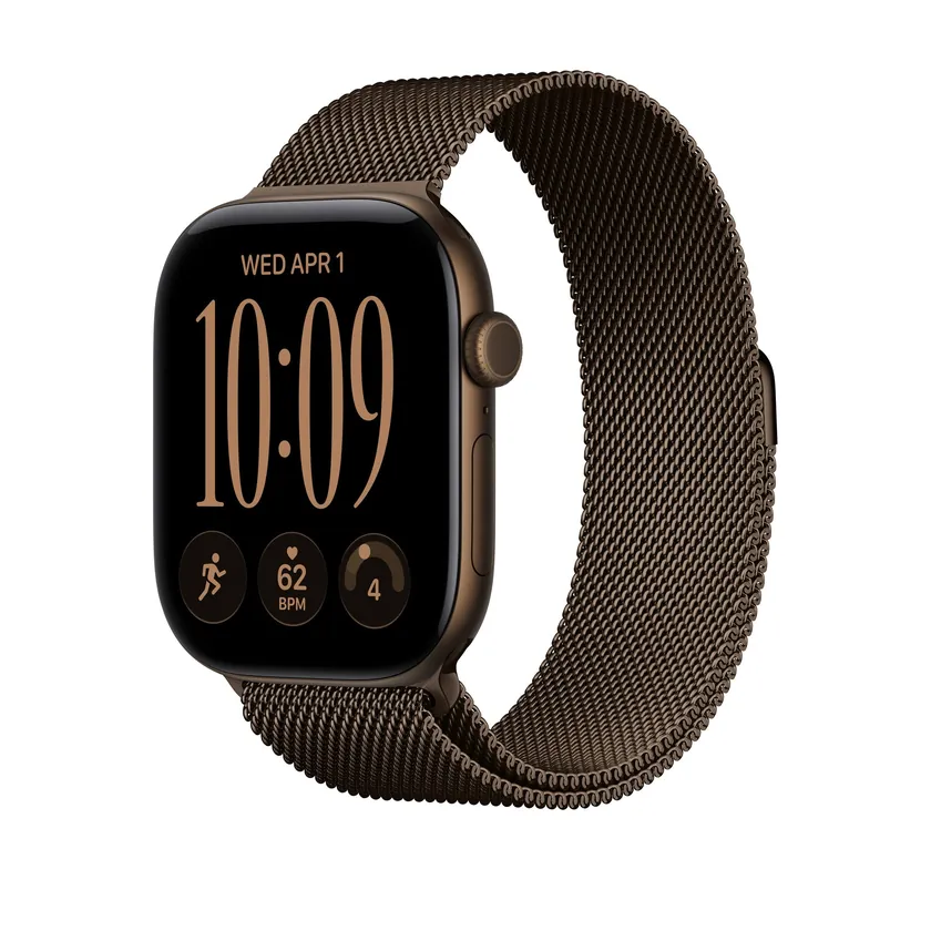 46mm Bronze sombre Bracelet Milanais - M/L