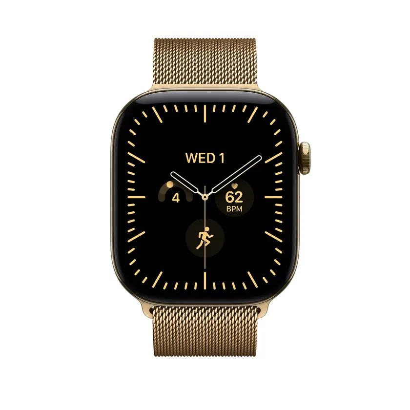46mm Or radieux Bracelet Milanais - S/M