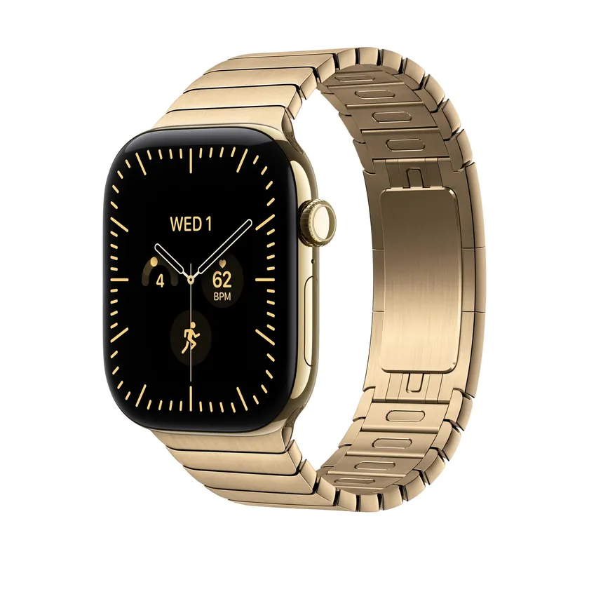 46mm Or radieux Bracelet à maillons
