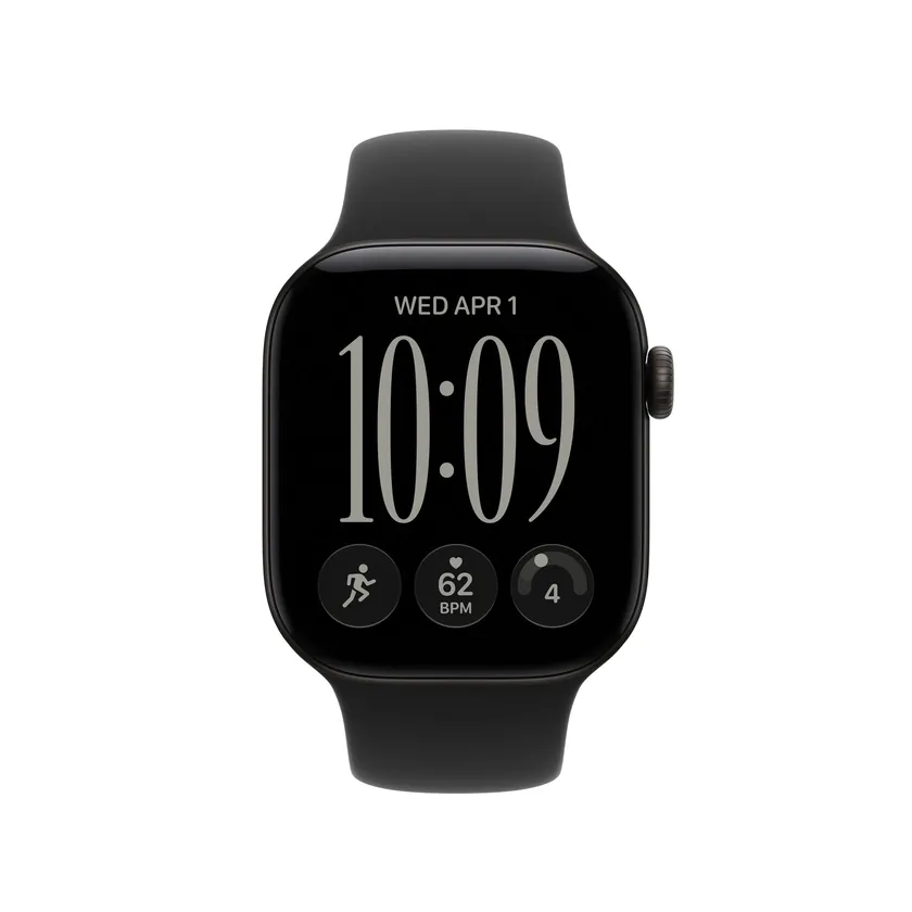 42mm Noir Bracelet Sport - S/M
