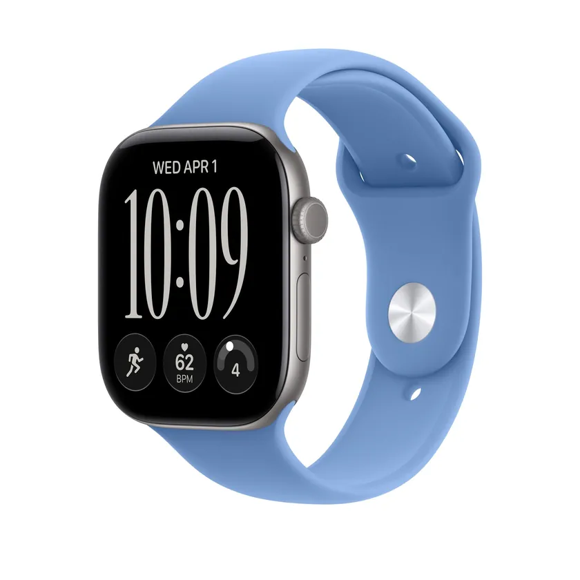 46mm Bleu wildflower Bracelet Sport - M/L