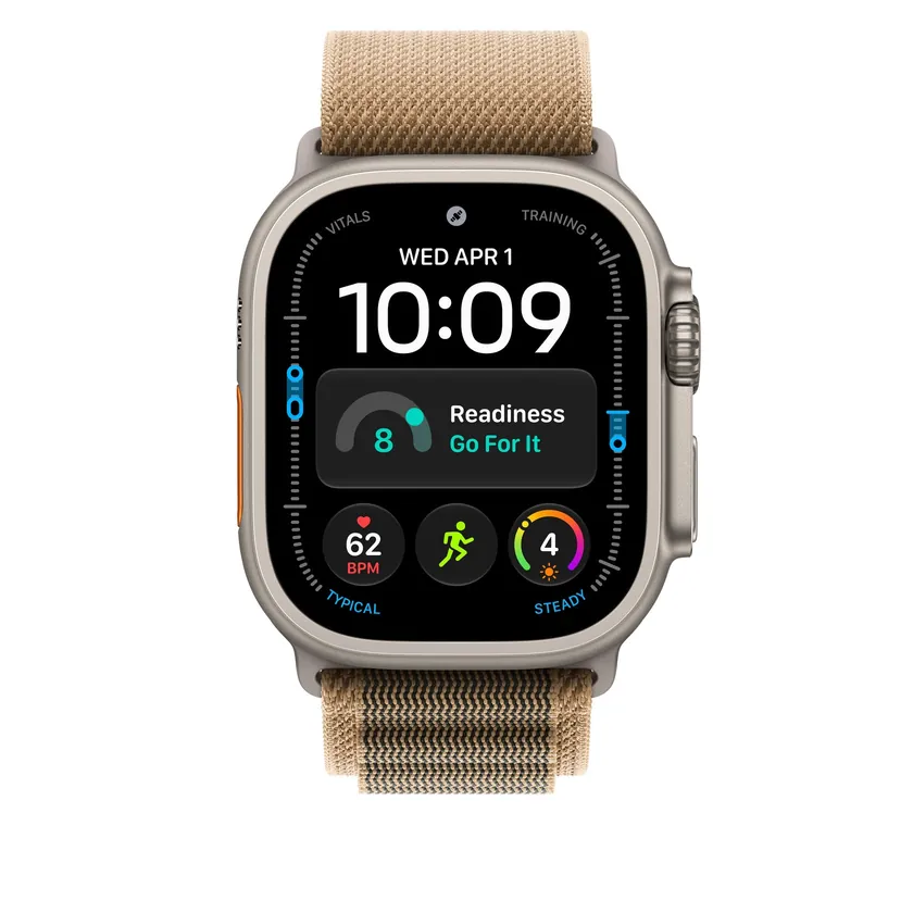 49mm Désert Boucle Alpine - Medium - Naturel Titanium Finish