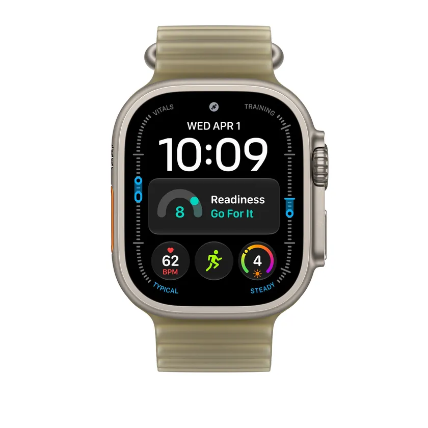 49mm Translucent Kelp Bracelet Océane - Naturel Titanium Finish