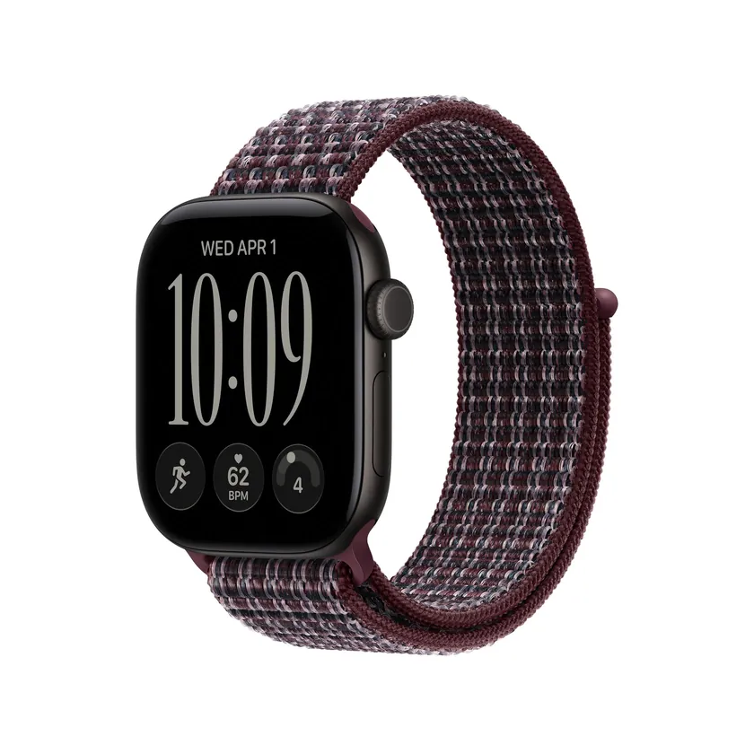 42mm Bordeaux Plaid Boucle Sport
