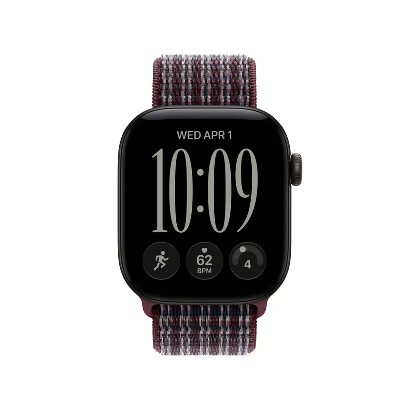 42mm Bordeaux Plaid Boucle Sport