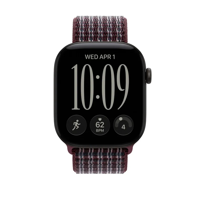 46mm Bordeaux Plaid Boucle Sport