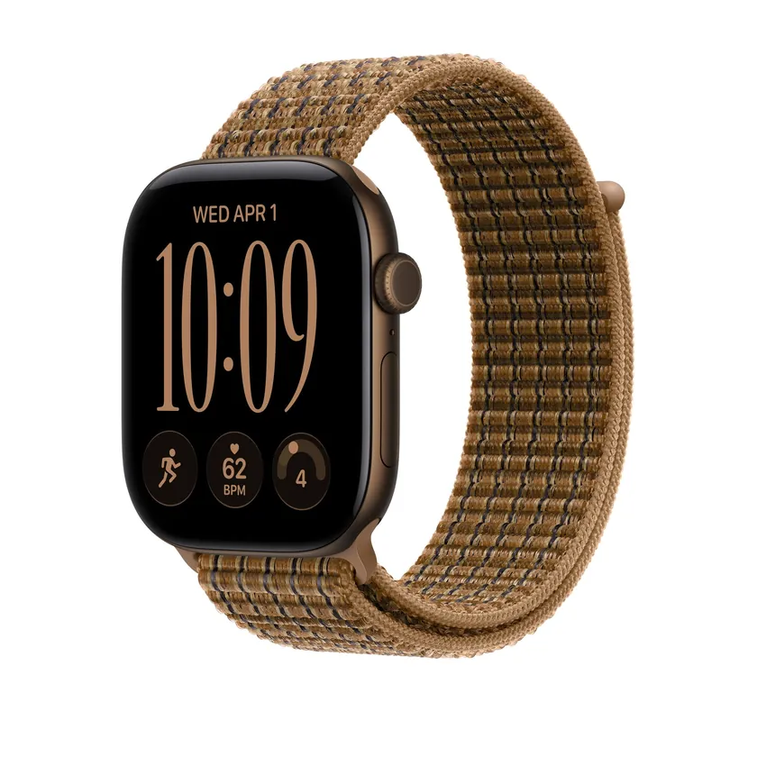 46mm Light Umber Plaid Boucle Sport