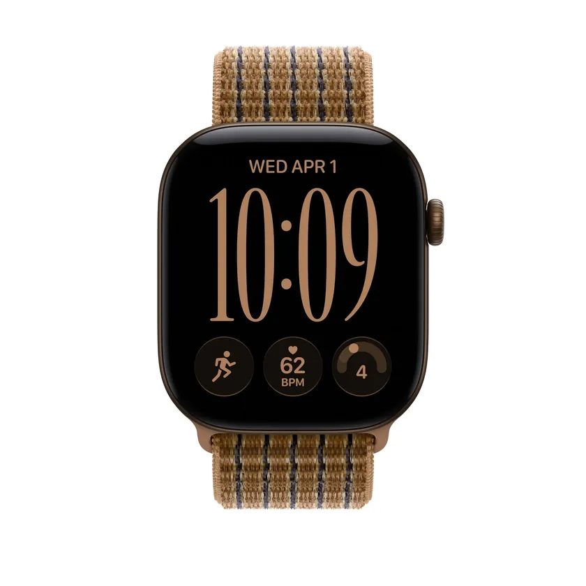 46mm Light Umber Plaid Boucle Sport