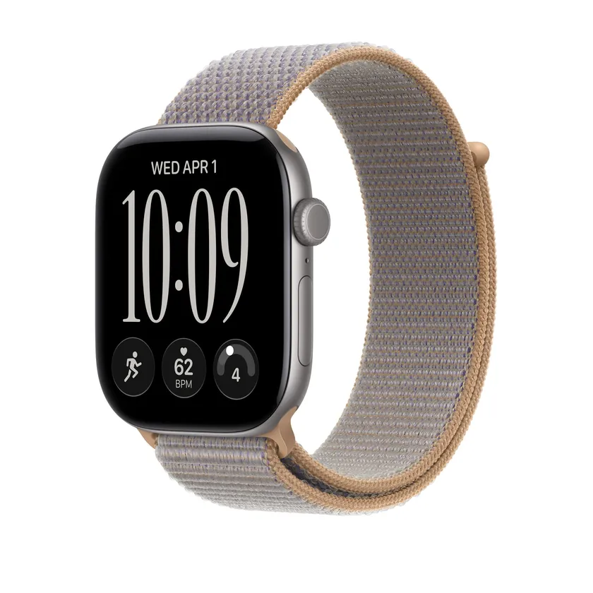46mm Bleu chambray Boucle Sport