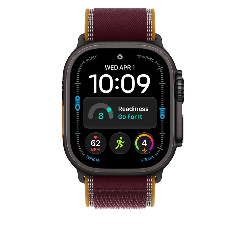 49mm Bordeaux Boucle Trail - S/M - Noir Titanium Finish